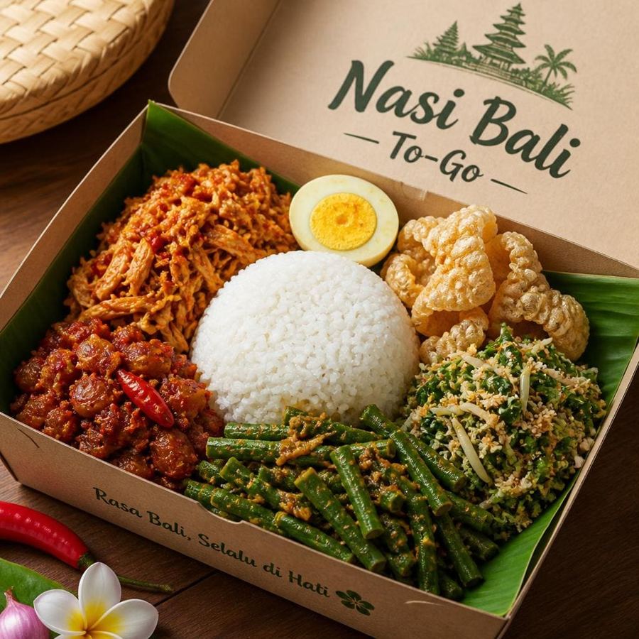 Foto Nasi Bali To-Go dari Sate Khas Senayan