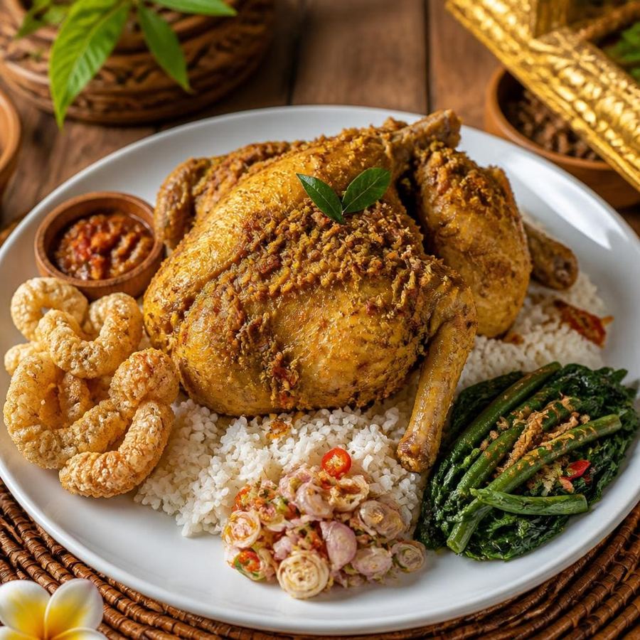 Foto Nasi Ayam Betutu dari Sate Khas Senayan