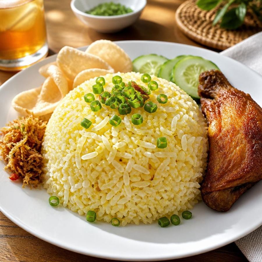 Foto Nasi Gurih dari Sate Khas Senayan