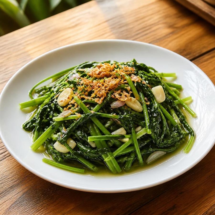 Foto Tumis Kangkung Polos dari Sate Khas Senayan