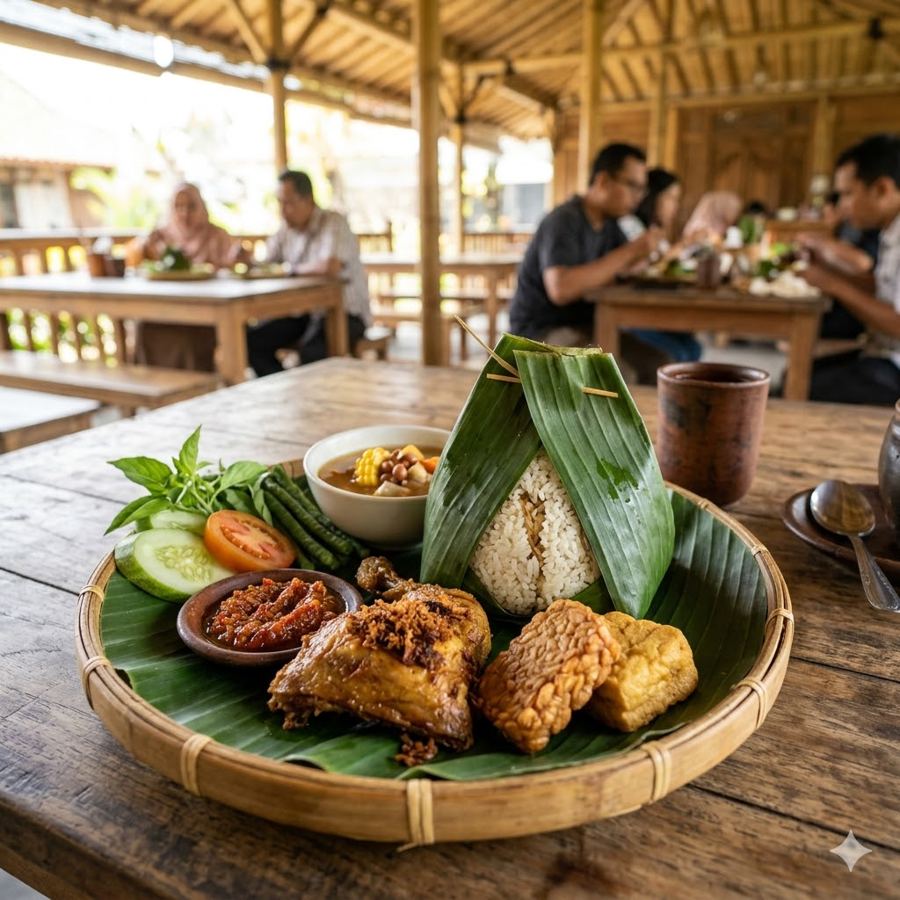 Foto Nasi Timbel