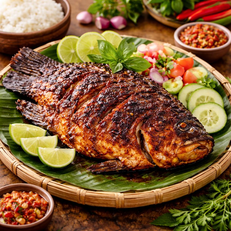 Foto Ikan Bakar Gurame