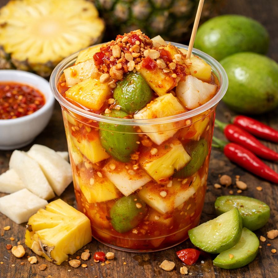 Foto Asinan Buah Viral