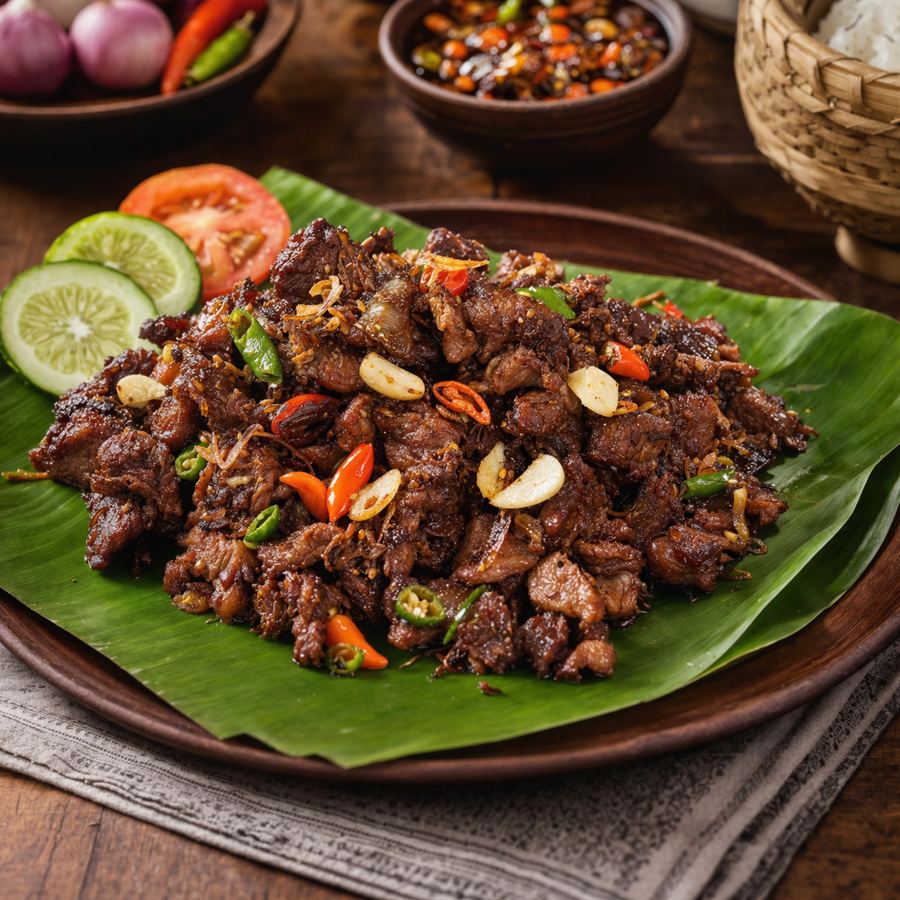 Foto Sate Goreng Kambing Pak Budi