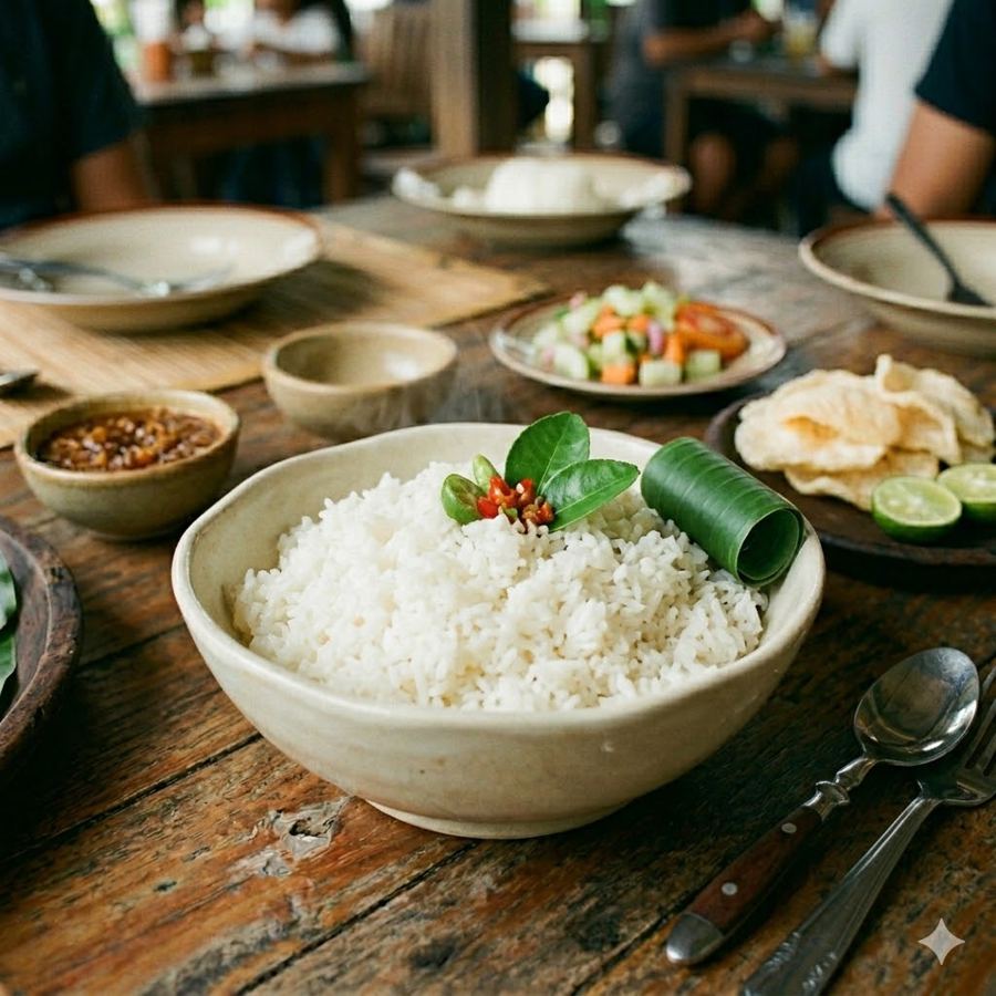 Foto Nasi Putih Pak Budi
