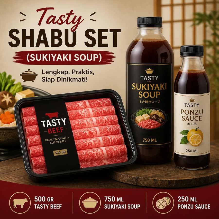 Foto Tasty Shabu Set Sukiyaki Soup Shaburi