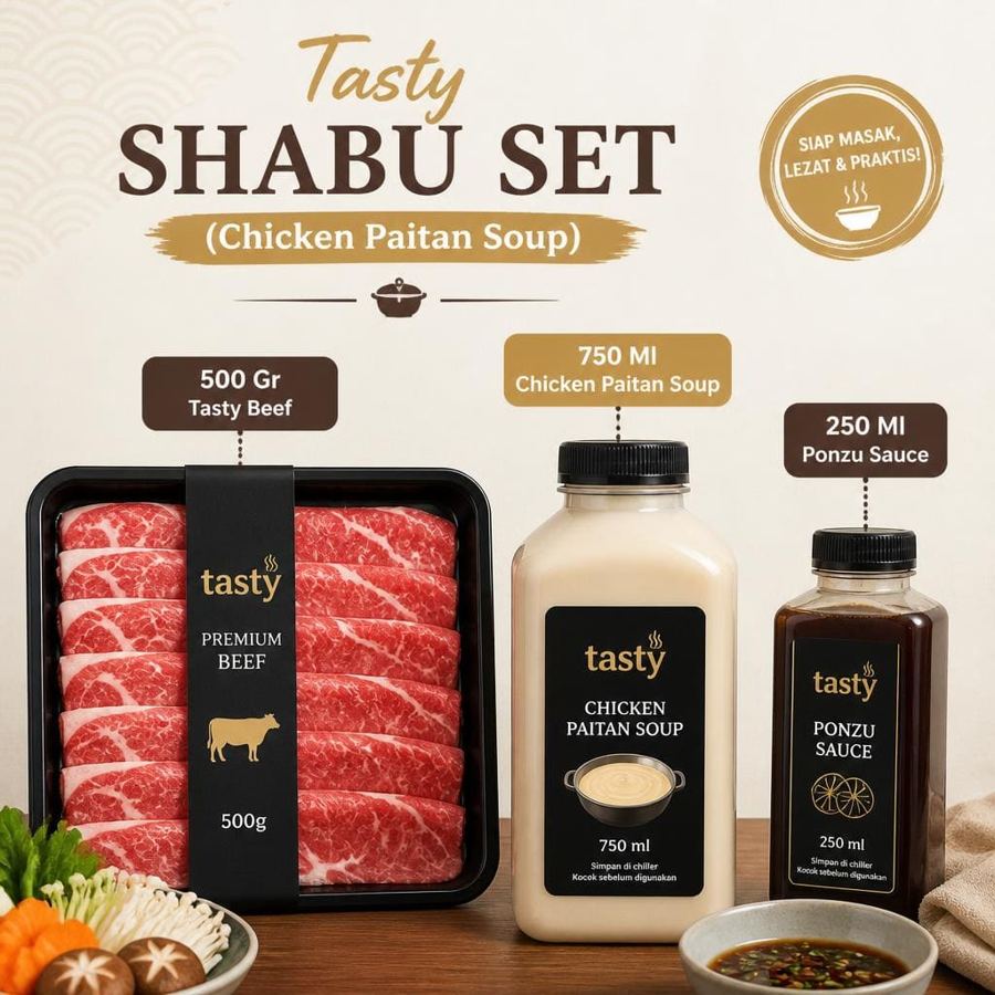 Foto Tasty Shabu Set Chicken Paitan Soup Shaburi