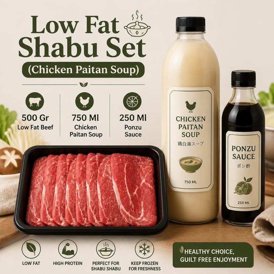Foto Low Fat Shabu Set Chicken Paitan Soup Shaburi