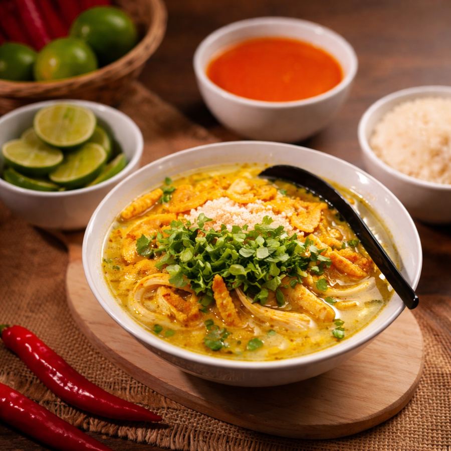 Foto Soto Ayam Telur Muda