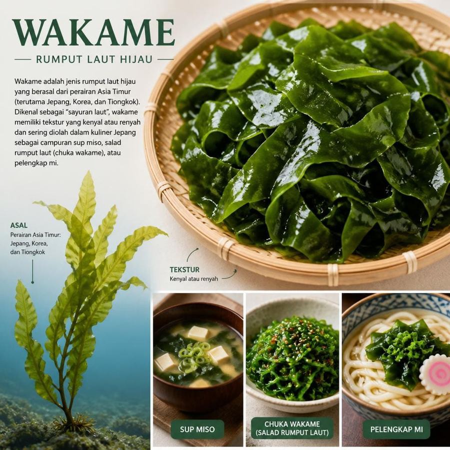 Foto Wakame Sushi Hiro menu appetizer salad rumput laut