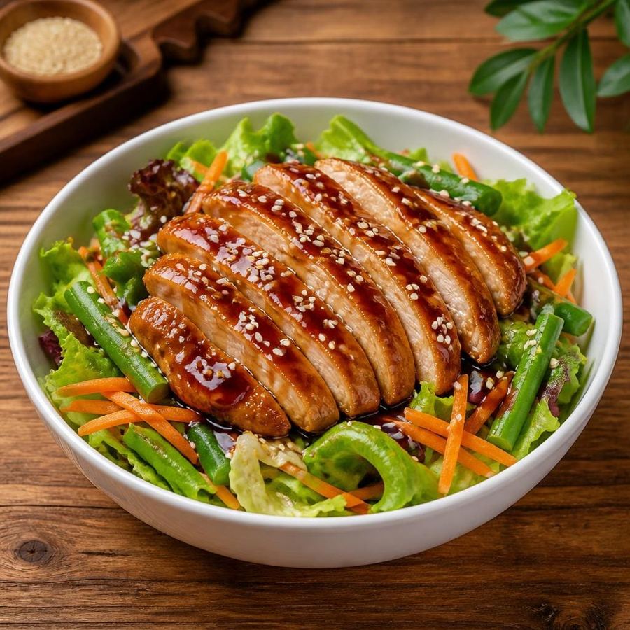 Foto Chicken Teriyaki Salad Sushi Hiro menu salad ayam teriyaki