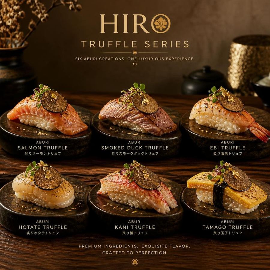Foto Hiro Truffle Series Sushi Hiro menu sushi truffle