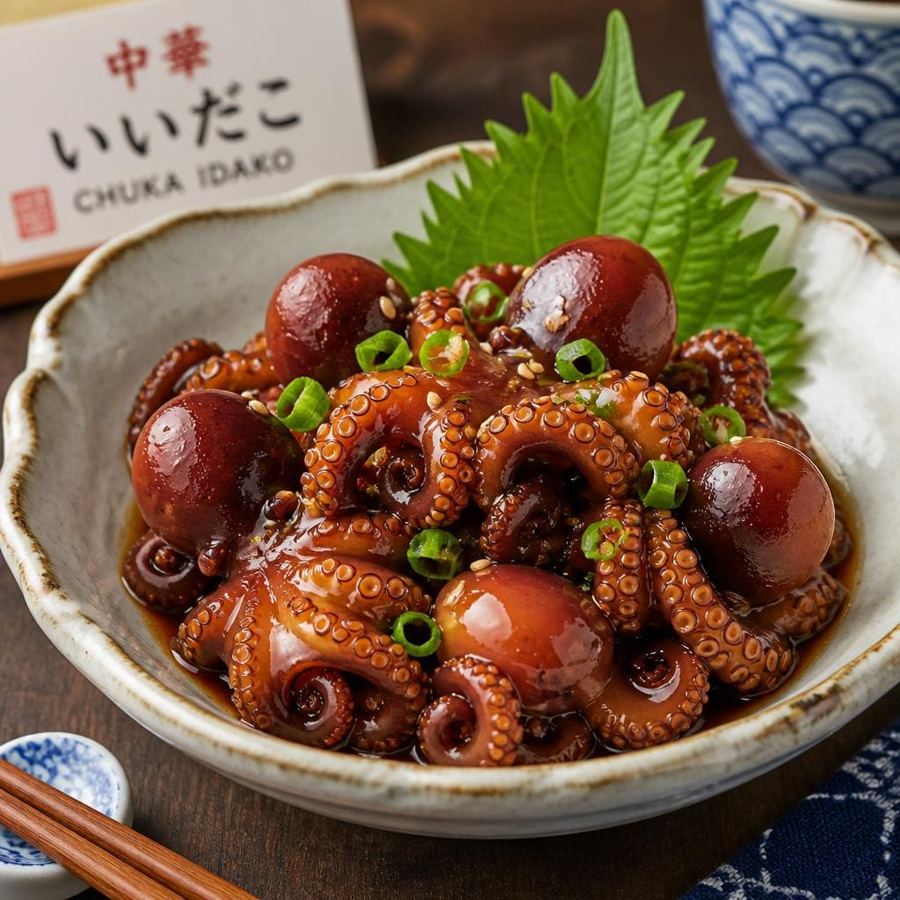 Foto Chuka Idako Sushi Hiro menu appetizer gurita Jepang