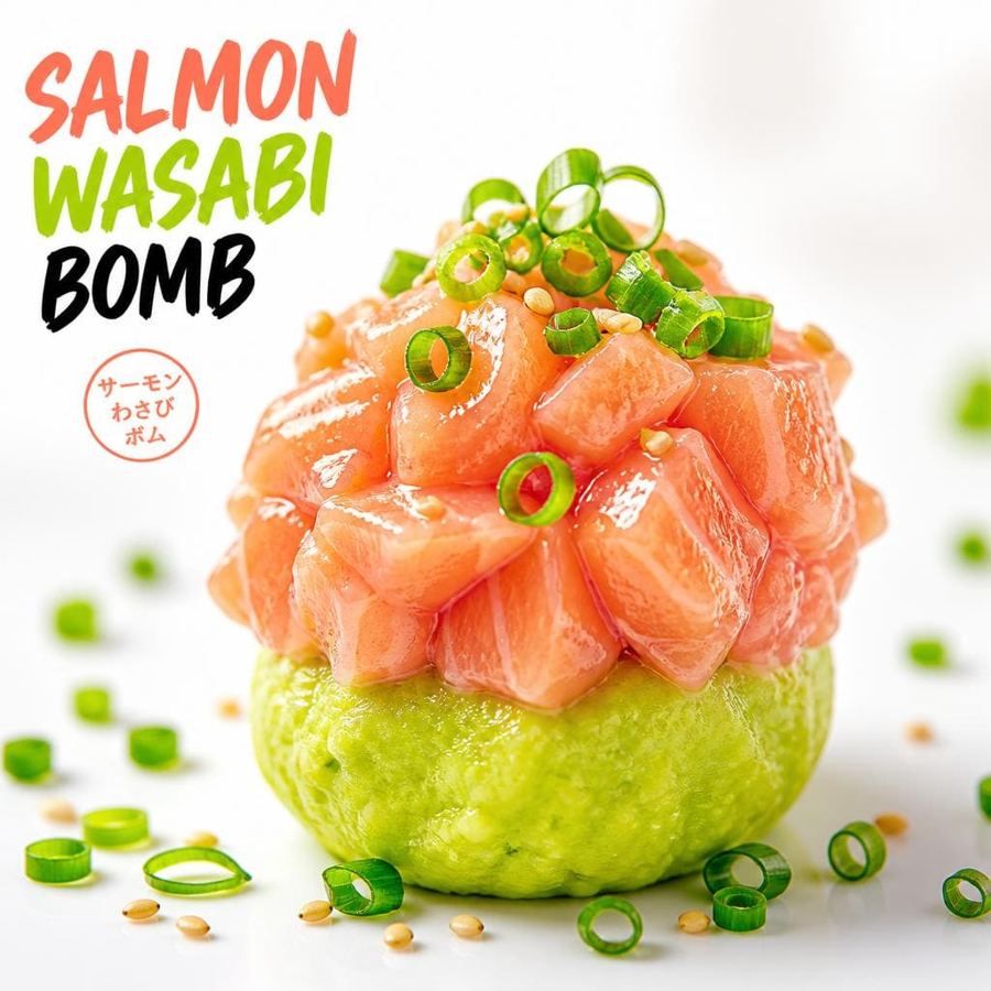 Foto Salmon Wasabi Bomb Sushi Hiro menu appetizer salmon wasabi