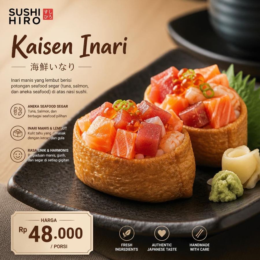 Foto Kaisen Inari Sushi Hiro menu seafood inari
