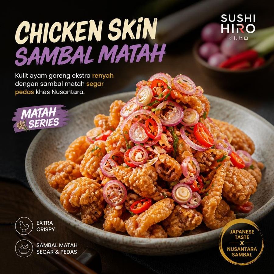 Foto Chicken Skin Sambal Matah Sushi Hiro
