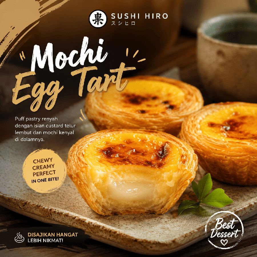 Foto Mochi Egg Tart Sushi Hiro