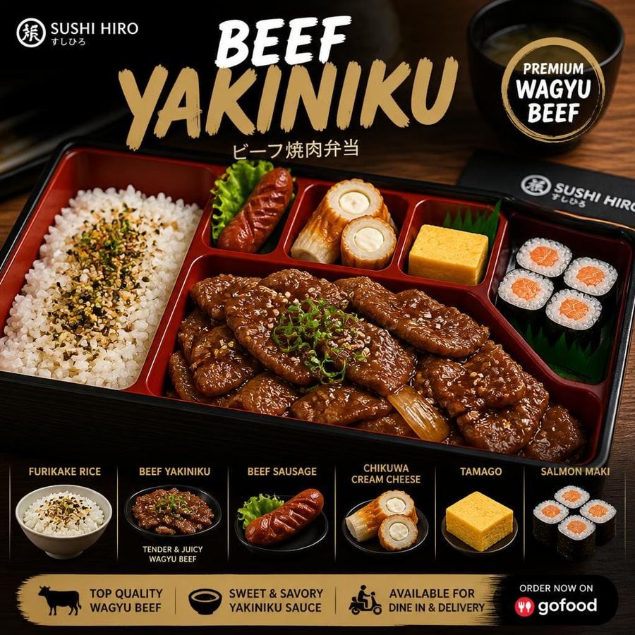 Foto Beef Yakiniku Sushi Hiro menu beef yakiniku