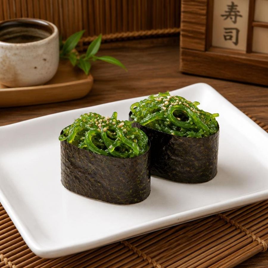 Foto Chuka Wakame Gunkan Sushi Hiro menu gunkan wakame