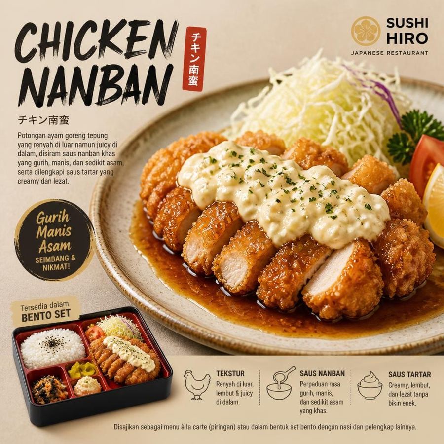 Foto Chicken Nanban Sushi Hiro menu chicken nanban