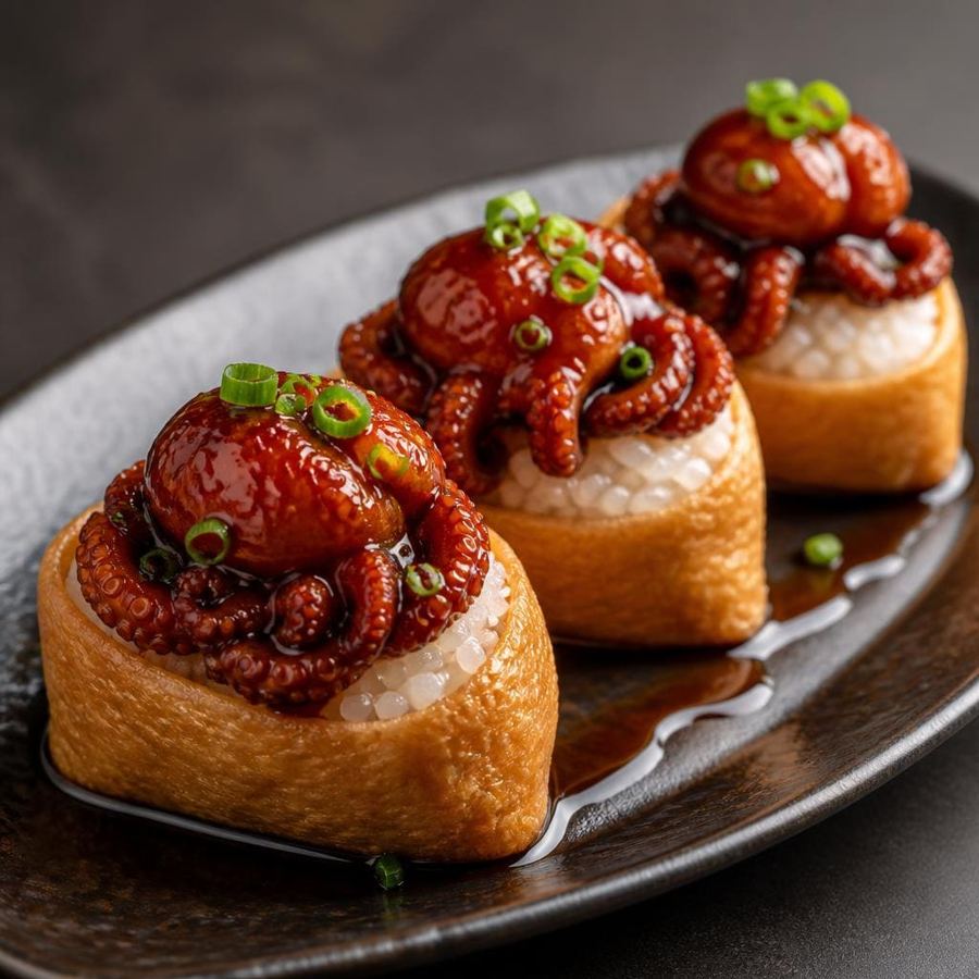 Foto Chuka Idako Inari Sushi Hiro menu inari idako