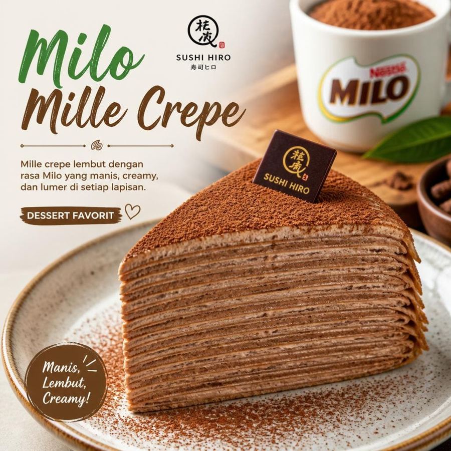 Foto Milo Mille Crepe Sushi Hiro