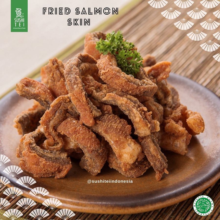 Foto Fried Salmon Skin