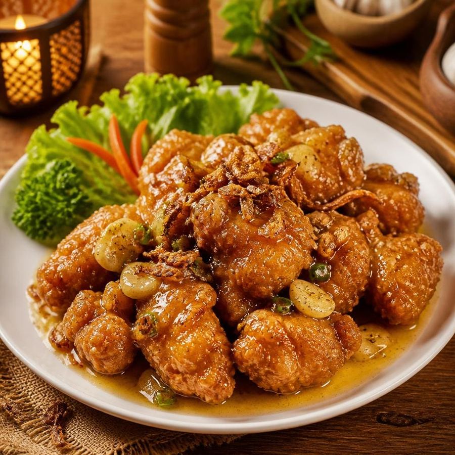 Foto Ayam Goreng Saus Mentega Ta Wan
