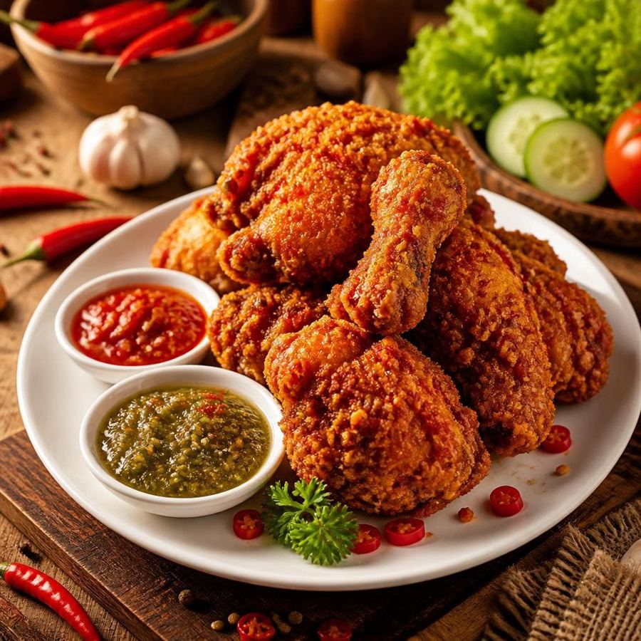 Foto Ayam Goreng Pedas Ta Wan