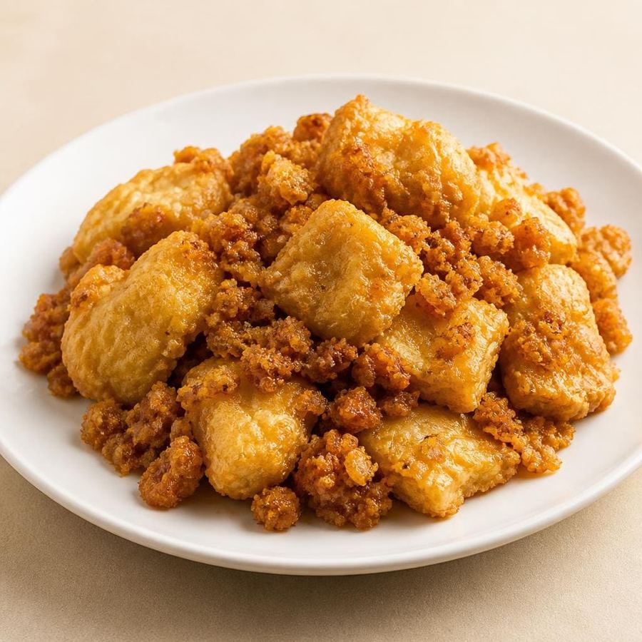 Foto Tahu Sutra Goreng Telur Asin Ta Wan
