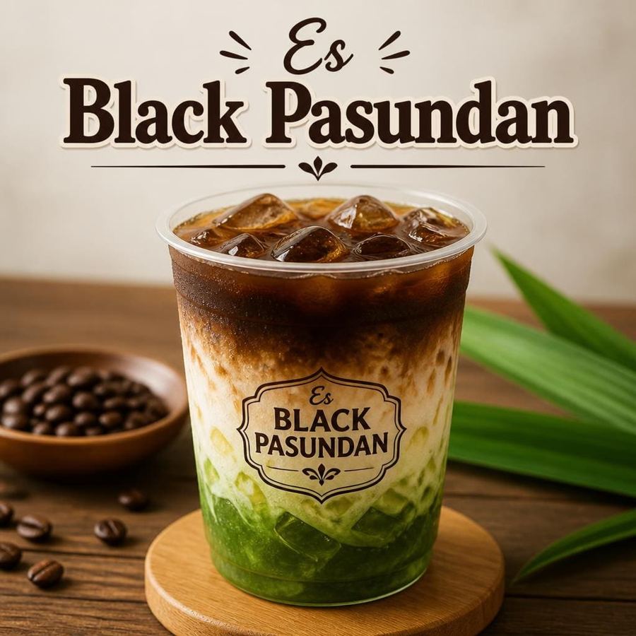 Foto Black Pasundan Te Sate dengan teh hitam khas dan aroma hangat yang dapat dicustom