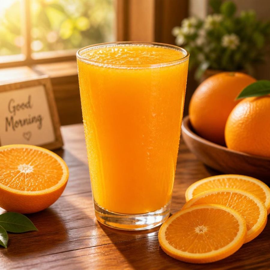 Foto With Pure Orange Juice Te Sate dengan kelapa muda dan jeruk segar