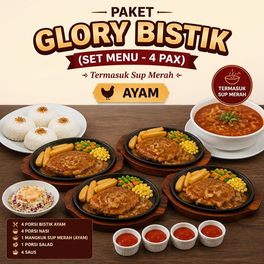 Foto Ayam Te Sate dengan sajian lengkap dan bumbu gurih khas