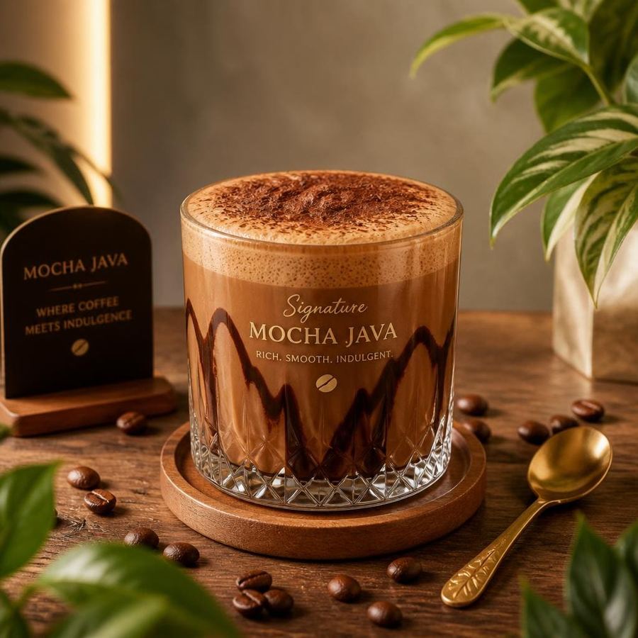 Foto Signature Coffee Mocha Java Te Sate dengan rasa kopi mocha dan aroma java khas