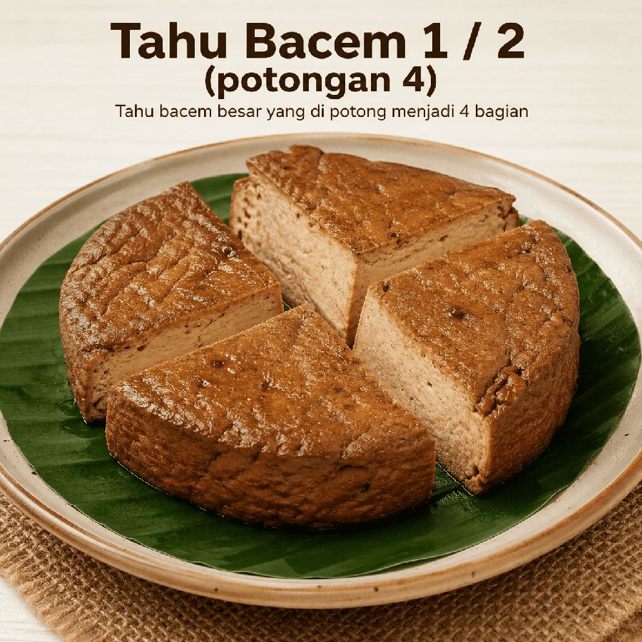 Foto Tahu Bacem 1 / 2 (potongan 4) – Warmindo Abang Adek