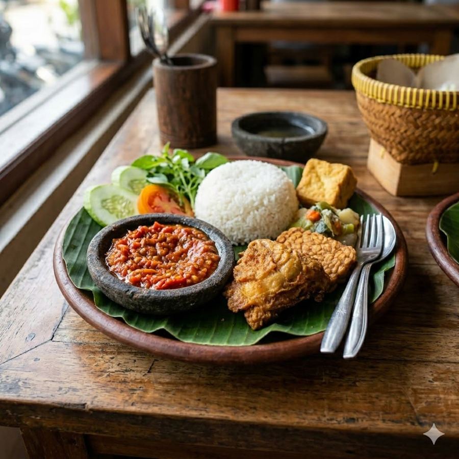 Foto Nasi 1 Porsi – Warmindo Abang Adek