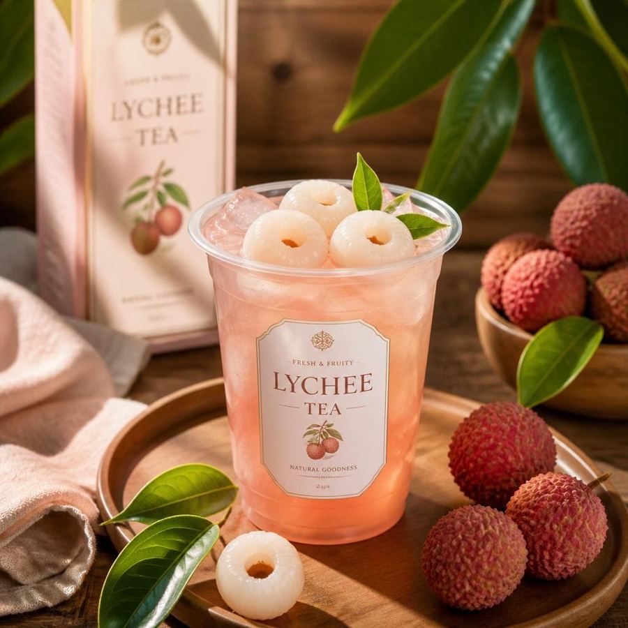 Foto Lychee Tea dengan rasa teh leci segar khas Waroeng Steak & Shake