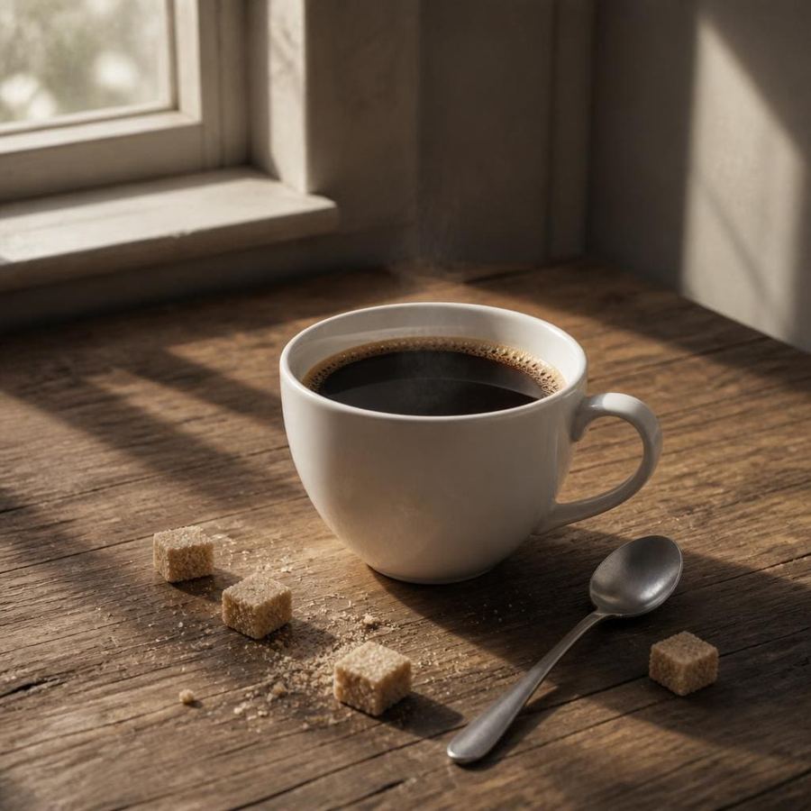 Foto Americano dengan rasa kopi hitam segar khas Waroeng Steak & Shake