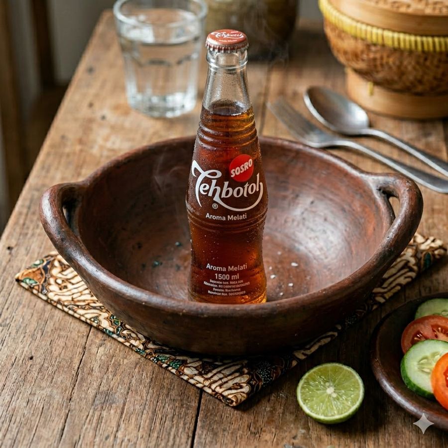Foto Teh Botol Sosro Warteg Gang Mangga