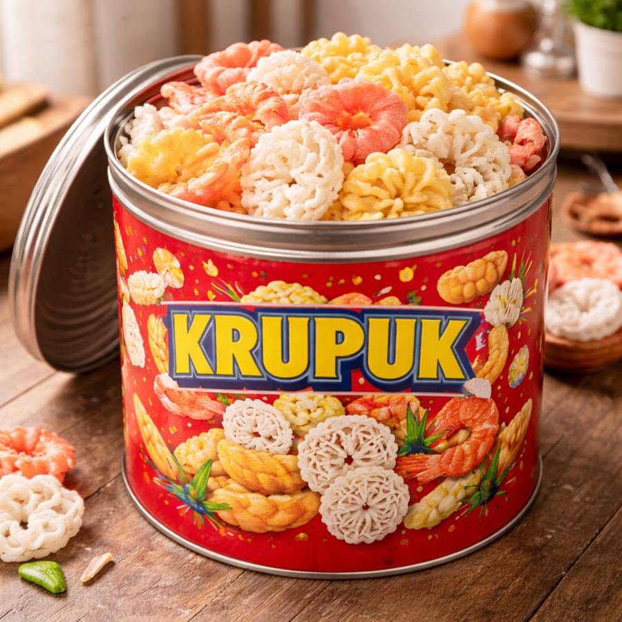 Foto Krupuk Kaleng Warteg Gang Mangga