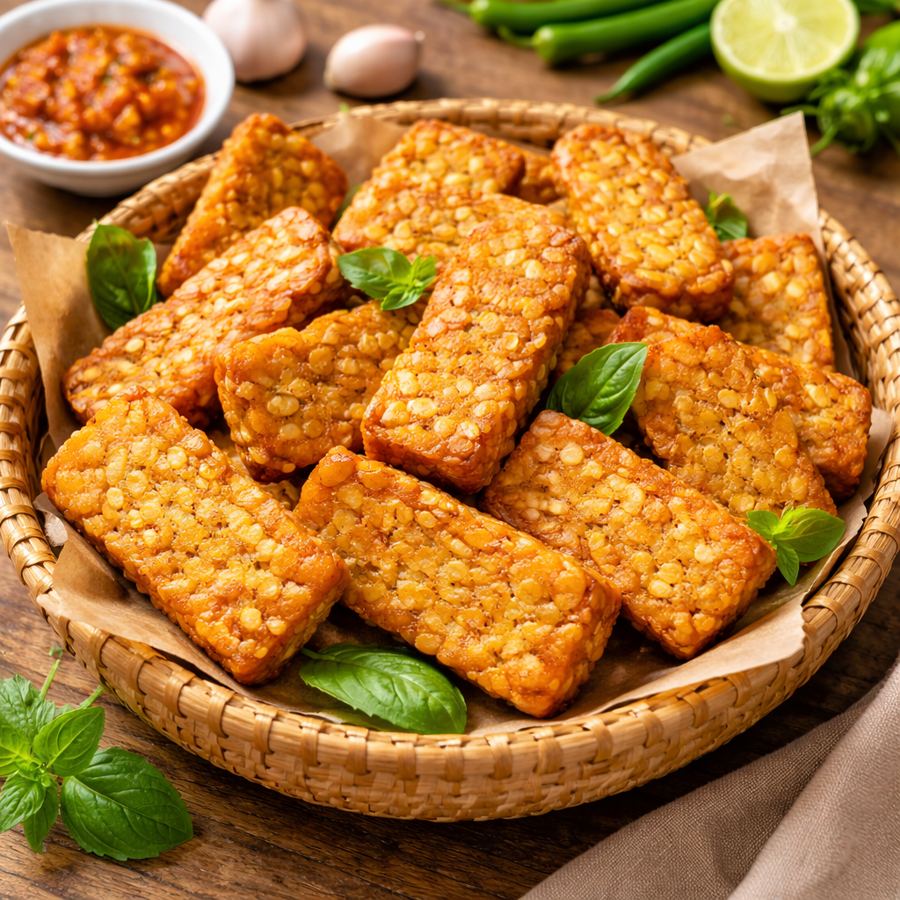 Foto Tempe Goreng Warteg Gang Mangga