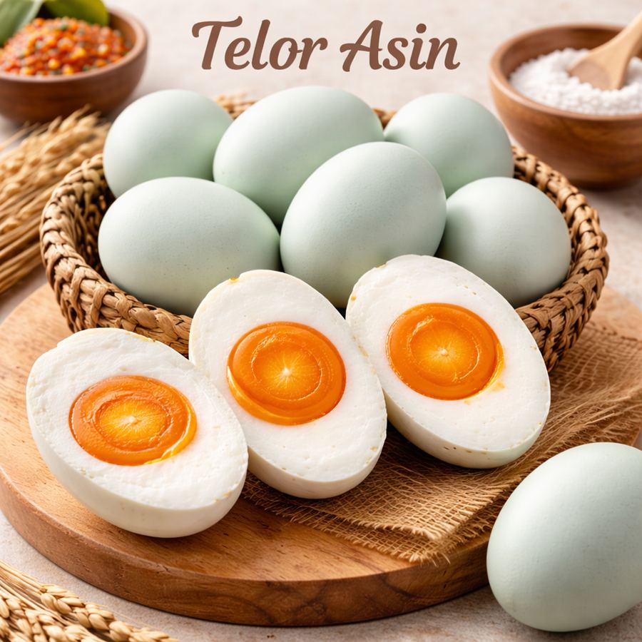 Foto Telur Asin Warteg Gang Mangga