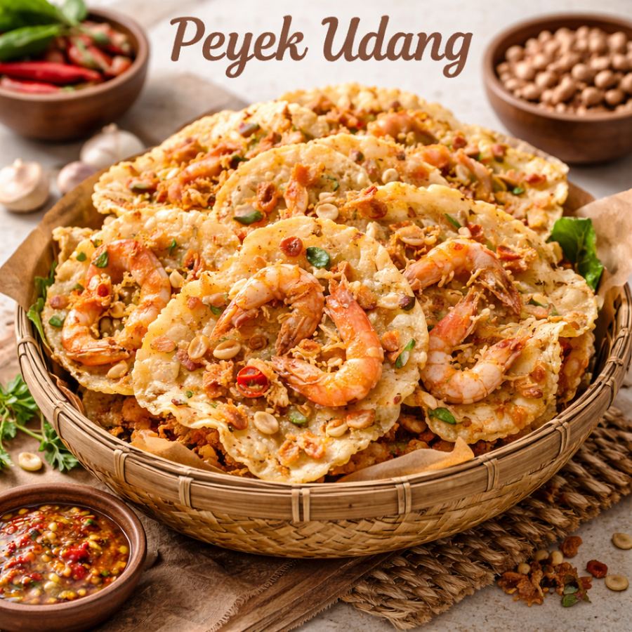 Foto Peyek Udang Warteg Gang Mangga