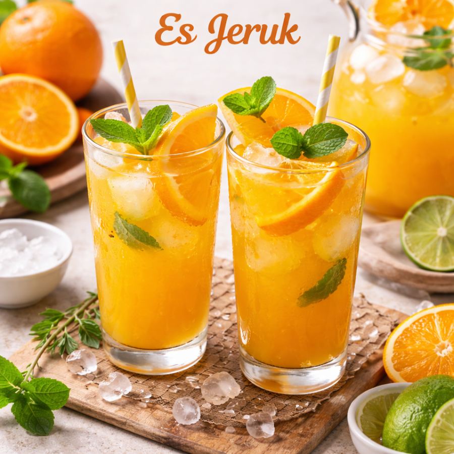 Foto Es Jeruk Warteg Gang Mangga