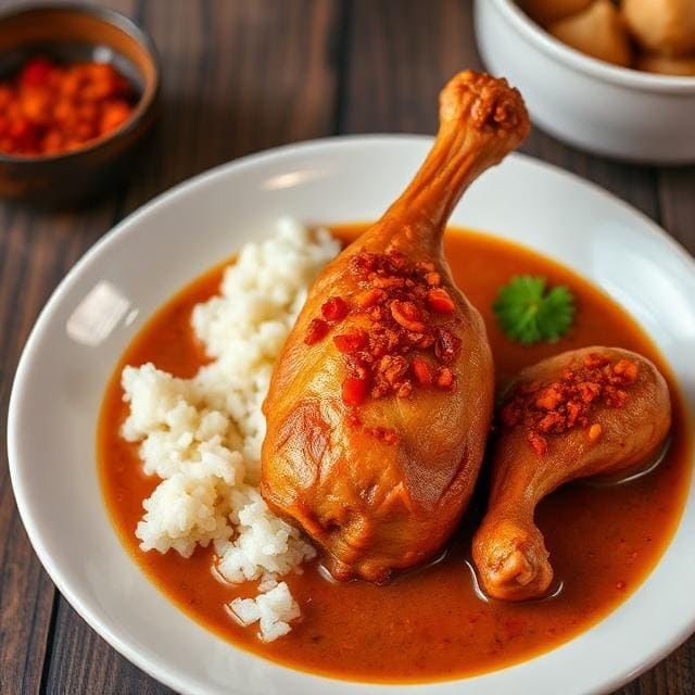 Foto Ayam Kuah Rendang