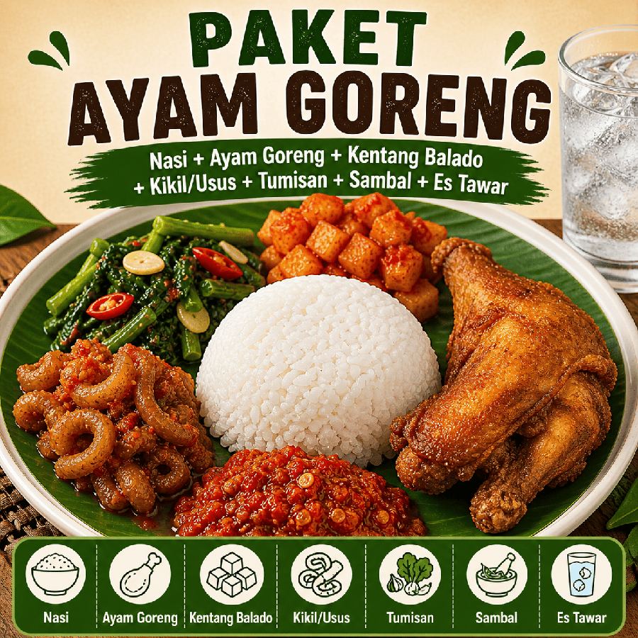 Foto Paket Ayam Goreng
