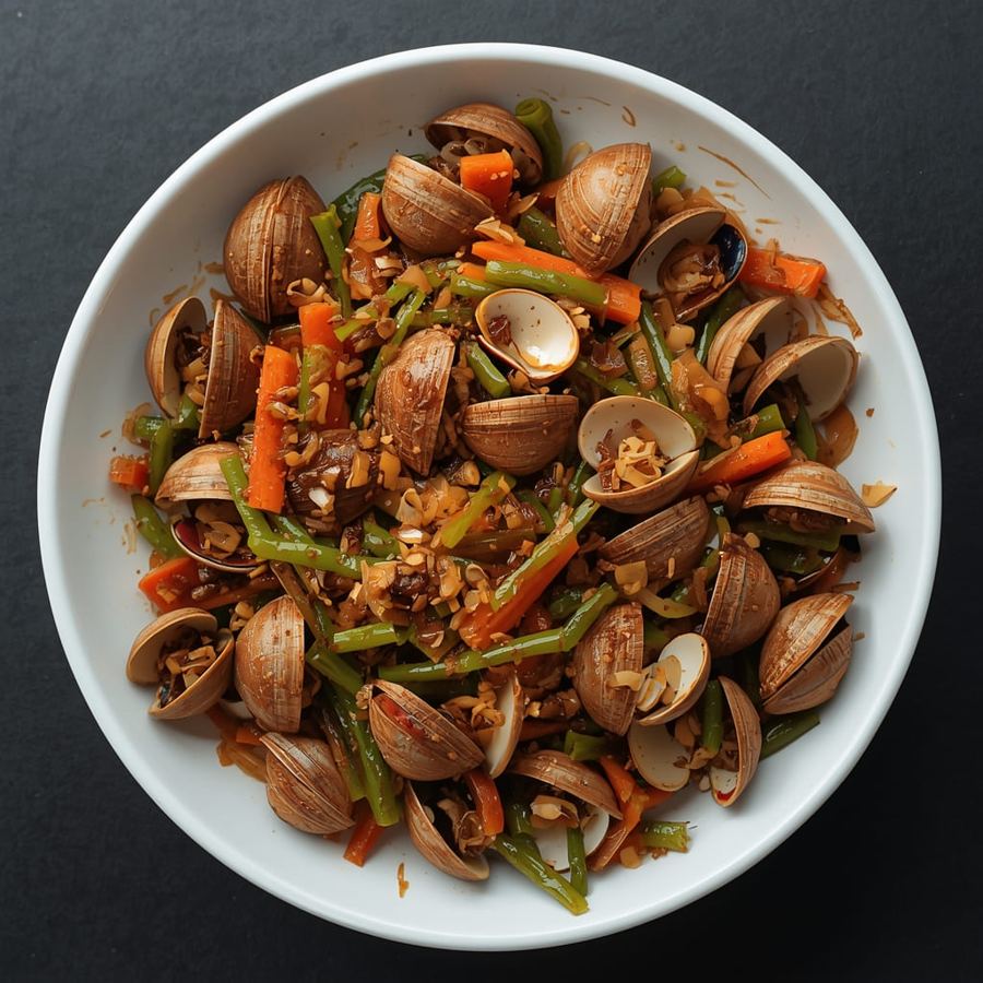 Foto Kerang Buncis Wortel