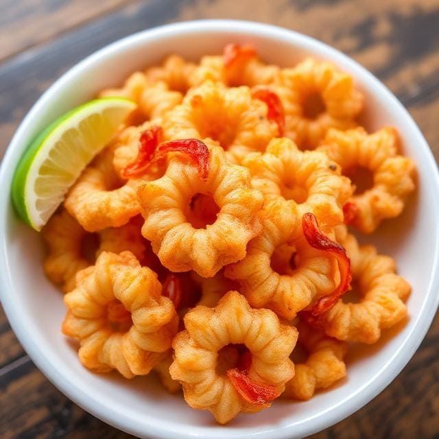 Foto Krupuk Udang di Warteg Warmo Tebet