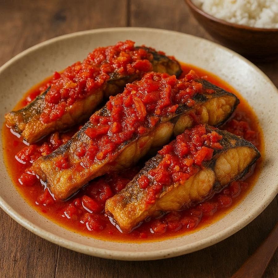 Foto Ikan Tongkol Balado di Warteg Warmo Tebet