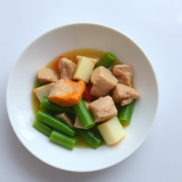 Foto Ati Ampela Sayur di Warteg Warmo Tebet